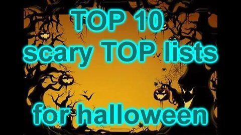 Halloween special: TOP 10 TOP lists for Halloween