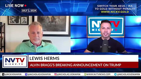 Lewis Herms Discusses Alvin Bragg's Breaking Announcement On Trump with Nicholas Veniamin