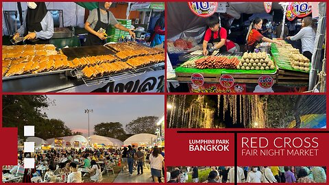 101st Annual Red Cross Fair Night Market - Lumphini Park - Bangkok Thailand 2024