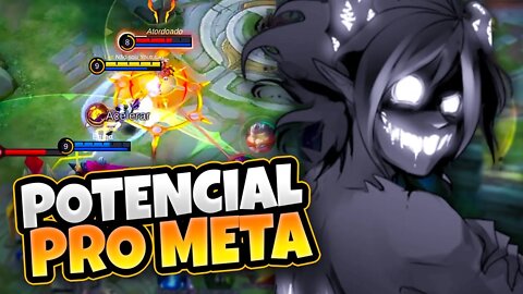 SERÁ QUE ELA VOLTA PRO META? EU VI POTENCIAL | MOBILE LEGENDS