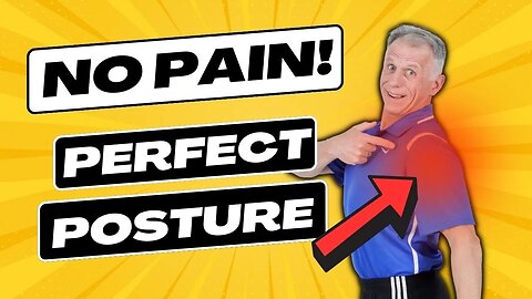 Fix Posture & Shoulder Pain With 3 Exercises (All Ages)