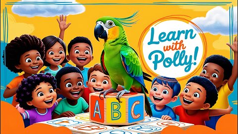 Learn English Alphabet for KIDS with POLLY PARROT teach ABC| #finalepisode #episode50 #alphabetsong