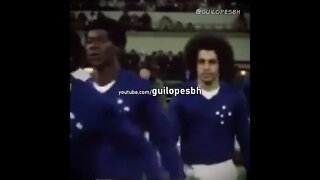 Time do Cruzeiro contra o Bayern em 1976