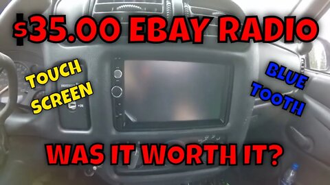 I INSTALLED THE CHEAPEST TOUCH SCREEN RADIO ON EBAY!!! ONLY $35.00