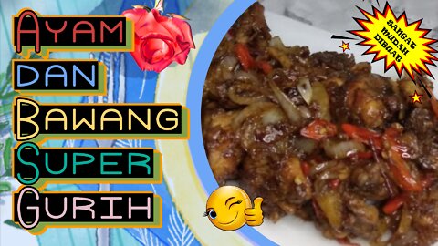 🐔🌶 Mudah Membuat Ayam dan Bawang Super Gurih 😋🤩