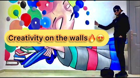 Professional wall painting😍🔥