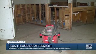 Neighbors in Miami still cleaning up nearly two weeks after severe storms