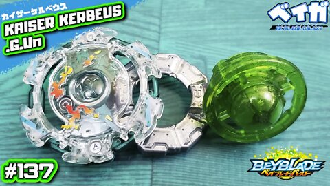 Testando combo 137 - KAISER KERBEUS .G.Un vs 3 combos - Beyblade Burst ベイブレードバースト