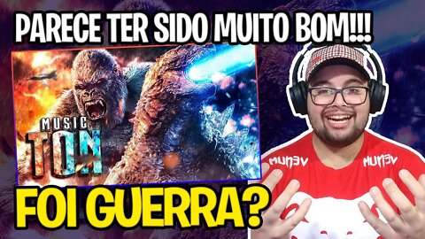 REACT Guerra! | Godzilla Vs Kong | Papyrus Da Batata