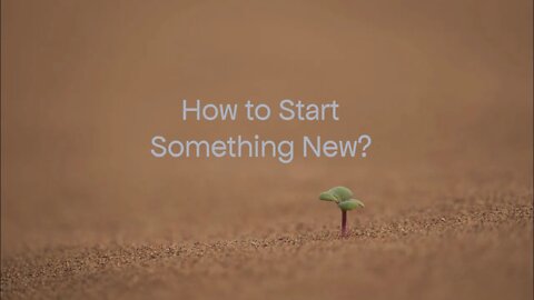 Where to get your inspiration to start something new?