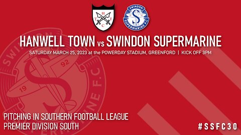 SLPS | Hanwell Town 1 Swindon Supermarine 3