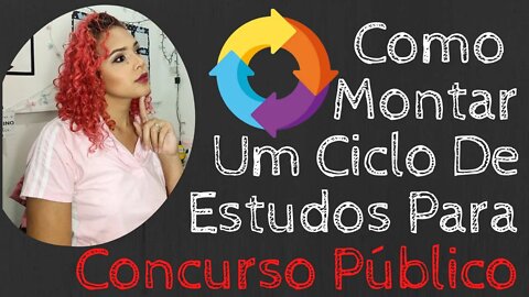 Como Montar um Ciclo de Estudos Para Concursos Públicos - PASSO A PASSO 😜 | Imperatriz Concurseira