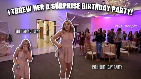 NAT'S 19TH BIRTHDAY SURPRISE PARTY *she had no idea*