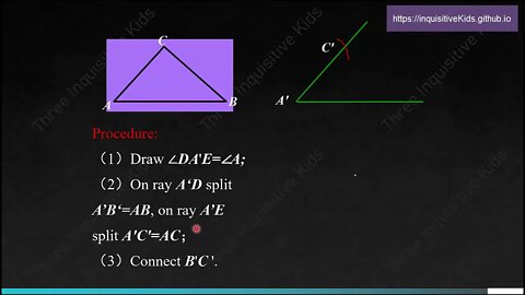 7th Grade Math Lessons | Unit 10 | The Method of SAS| Lesson 3 2/3| Three Inquisitive Kids