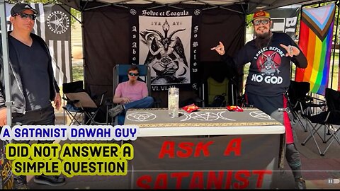 The Simple Question Satanist Dawah Guy Couldn't Answer