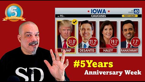 The Morning Knight LIVE! No. 1207 - IOWA, #5Years Anniversary Week