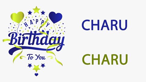 Happy Birthday to Charu - Hindi Birthday Wish From Birthday Bash