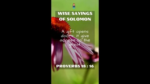 Proverbs 18:16 | NRSV Bible - Wise Sayings of Solomon