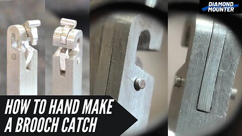 How to Handmake a Brooch Pin Catch