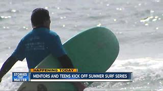 Mentoring program kicks off summer surf series