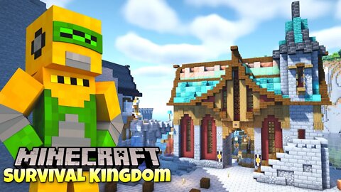 🏰 Medieval Bunkhouses 🏰 | Minecraft Survival Kingdom Episode #24