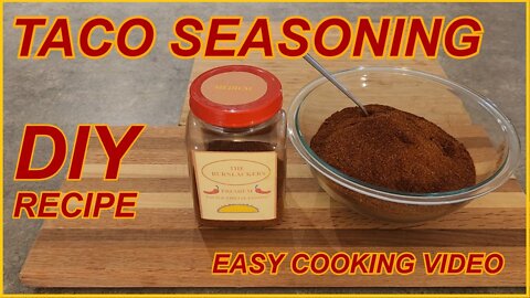 Taco Seasoning Recipe DIY