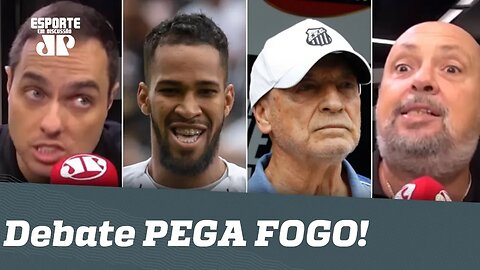 "Jesualdo parecia um APOSENTADO!" Debate sobre Corinthians x Santos PEGA FOGO!