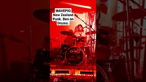 @wavepigband with #drummer Ben. #UFO #newline #Auckland #newzealand #punk music #plungecast