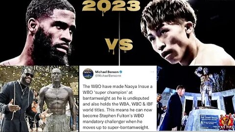 WBO HAS MADE NAOYA INOUE THE SUPER CHAMP😳WILL HE CHALLENGE FULTON NEXT⁉️ CANELO GETS STATUE🤔 #TWT