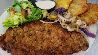 Fried Cubed Steak and Onions