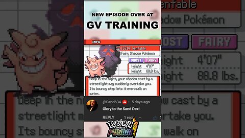 Viewer Request: Clefable X Gengar - Pokémon Infinite Fusion SHORTS