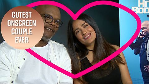 Salma Hayek & Sam L. Jackson imagine themselves married