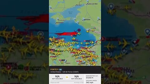 BREAKING 09.24.23 RUSSSIAS DOOMSDAY PLANE APPROACHES USAF GLOBAL HAWK