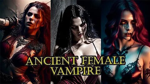 ANCIENT FEMALE VAMPIRE, ( AI ART, AI GENERATORS ) @MIX_IMAGI