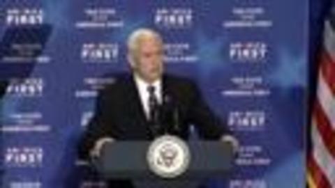 Vice President Pence remarks on the spirit of the America people