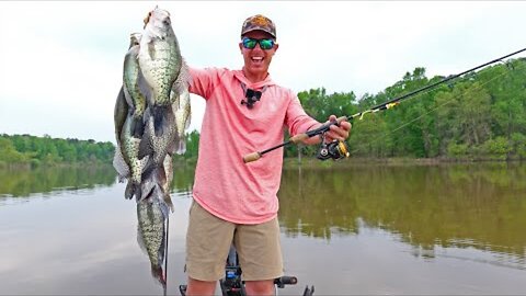 I fished in a secluded lake that has SLAB Crappie!