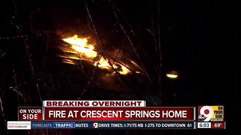 Wind gusts fueled fire that destroyed Crescent Springs home