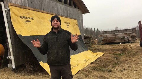 Building A Temporary Cow Shelter Quickly