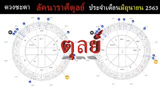 ดวงชะตาลัคนาราศีตุลย์ ประจำเดือนมิถุนายน 2563