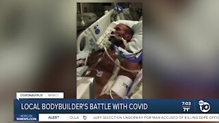 Local bodybuilder's battle with coronavirus