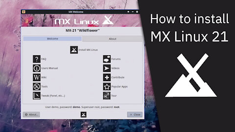 How to install MX Linux 21