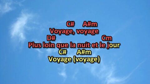 Desireless voyage,voyage karaoke playback