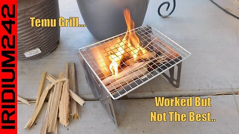 The Ultimate Bug Out Bag Grill? Stainless Steel Folding BBQ Stove