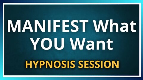 🔴 Live Stream: Hypnosis to manifest what you want