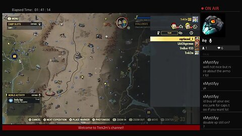 Trek2m in Fallout 76 public server Episode 861