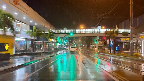 Night Drive on Australian East Coast || Gold Coast - SOUTHPORT