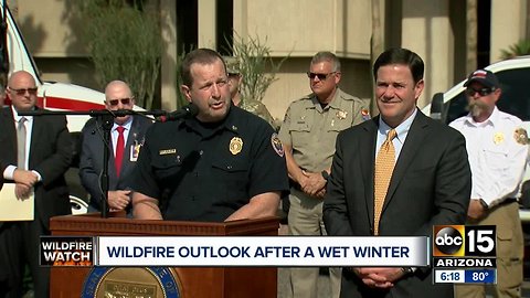 Governor Ducey and fire officials preview 2019 wildfire season