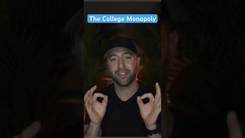 Is College a Gov’t Monopoly? #college #education #university #ideology #monopoly #freespeech #shorts