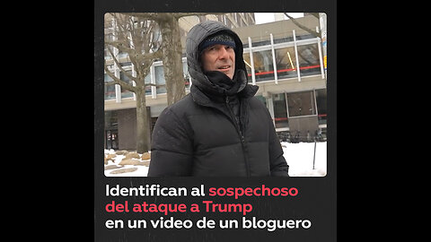 Sospechoso del ataque contra Trump apareció en un video de un bloguero