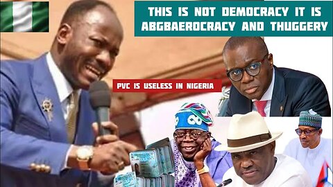 QUOTE OF THE DAY: We don't Run Democracy in Nigeria. It is Agbaerocracy and Thuggery